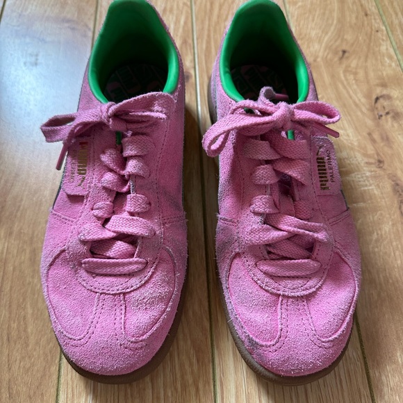 Puma Shoes - Puma Palermo Suede Pink Women's Sneakers